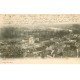 carte postale ancienne 77 MELUN. Panorama 1902. Pli coin et timbre absent