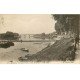 carte postale ancienne 77 MELUN. Quai Pasteur et Barrage 1914