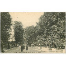 carte postale ancienne 03 NERIS-LES-BAINS. Parc du Casino 1916