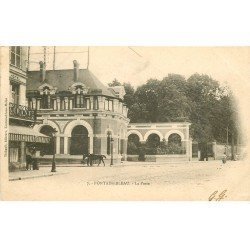 carte postale ancienne 77 FONTAINEBLEAU. La Poste 1902