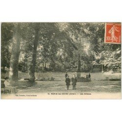 carte postale ancienne 03 NERIS-LES-BAINS. Parc les Arènes 1919