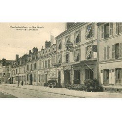 carte postale ancienne 77 FONTAINEBLEAU. Hôtel de Toulouse Rue Grande