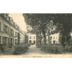carte postale ancienne 77 FONTAINEBLEAU. Hôtel Launoy Jardin