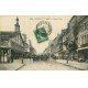 carte postale ancienne 77 FONTAINEBLEAU. Grande Rue 1910 Dragons Cavalerie