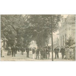 carte postale ancienne 03 NERIS-LES-BAINS. Promenade des Tilleuls et Casino 1908