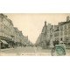 carte postale ancienne 77 FONTAINEBLEAU. Grande Rue Statue Carnot Restaurant du Cygne