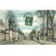 carte postale ancienne 77 FONTAINEBLEAU. Grande Rue Boulevard de Melun 1908
