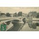 carte postale ancienne 77 MELUN. Pont aux Moulins 1912