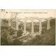 carte postale ancienne 03 NERIS-LES-BAINS. Train sur la Passerelle 1931. Chemin de Fer