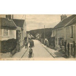 carte postale ancienne K. 77 THOMERY. La Rue Sadi-Carnot