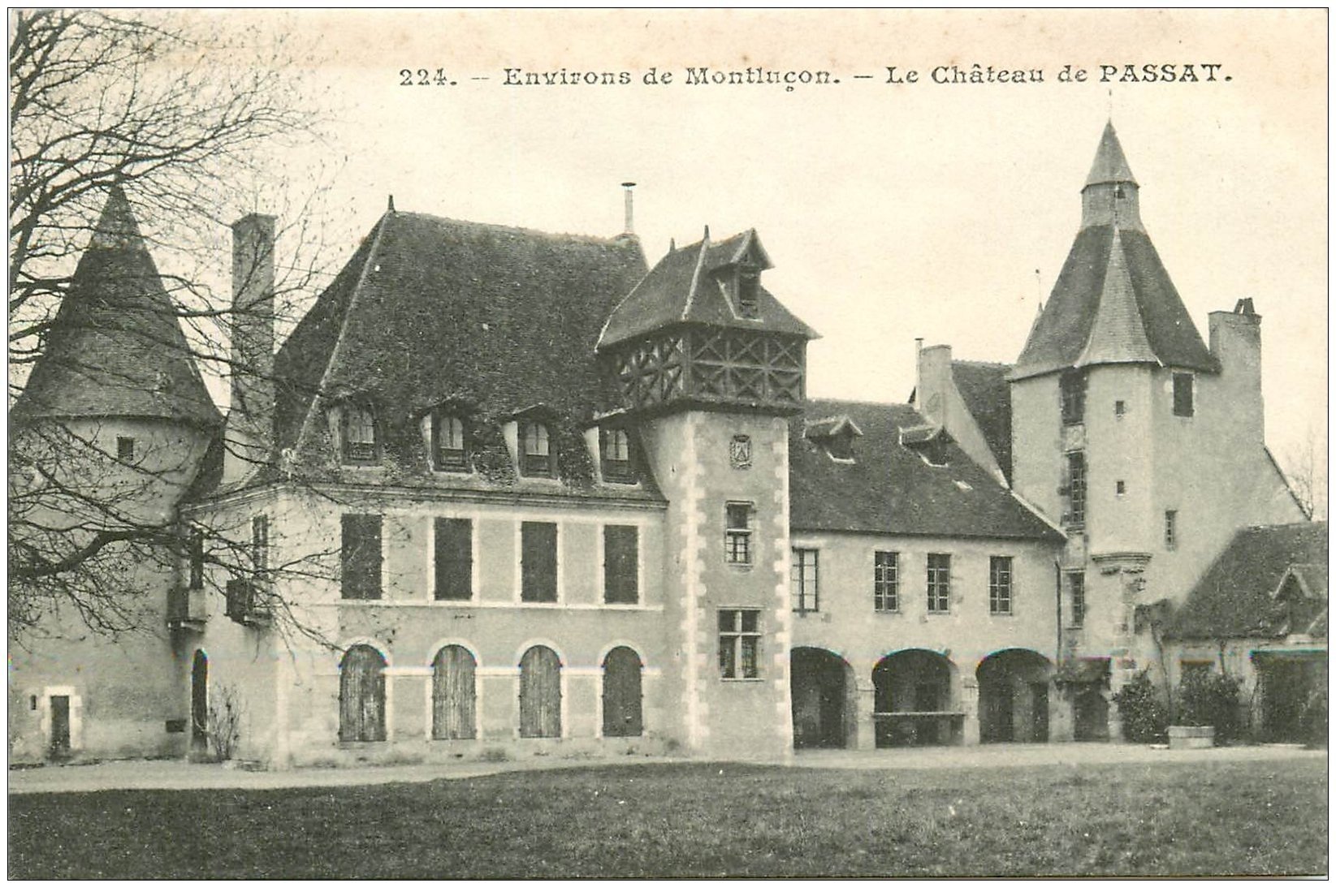 carte postale ancienne 03 PASSAT. Le Château