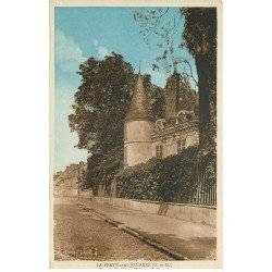 carte postale ancienne K. 77 LA FERTE-SOUS-JOUARRE. Rue de Condé et Château de Lagny