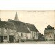 carte postale ancienne K. 77 OZOUER-LE-REPOS. Eglise et Ferme. Aubepierre