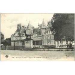 carte postale ancienne 03 RANDAN. Le Château. M.T.I.L