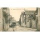 carte postale ancienne K. 77 MARLOTTE. La Grande Rue avec attelage (défaut)