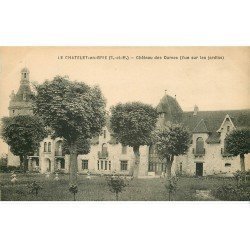 carte postale ancienne K. 77 LE CHATELET-EN-BRIE. Château des Dames 1925