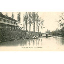 carte postale ancienne K. 77 LAVOIRS LIENARD SUR LE MORIN