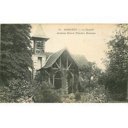 carte postale ancienne K. 77 BARBIZON. La Chapelle maison Théodore Rousseau