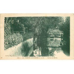 carte postale ancienne K. 77 LA FERTE GAUCHER. Bords du Morin. Timbre manquant
