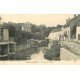 carte postale ancienne K. 77 CRECY-EN-BRIE. Fillettes Quai des Tanneries et Lavandières