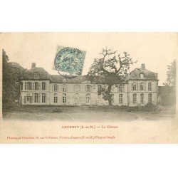 carte postale ancienne K. 77 LUZANCY. Le Château 1905