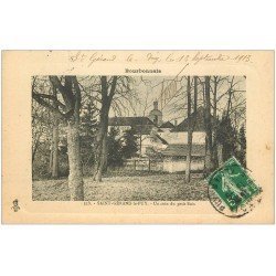 carte postale ancienne 03 SAINT-GERAND-LE-PUY. Un coin du Petit Bois 1913