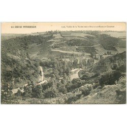 carte postale ancienne 23 TARDES la Vallée entre Evaux-les-Bains et Chambon