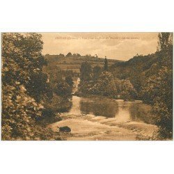 carte postale ancienne 23 ANZEME. Vue prise du pont du Diable