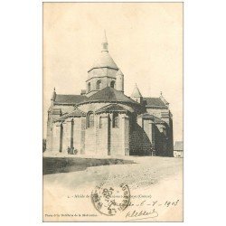 carte postale ancienne 23 BENEVENT-L'ABBAYE. Abside de l'Eglise 1903