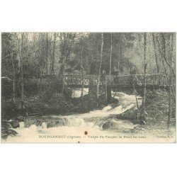 23 BOURGANEUF. Le Pont en Bois Vallée du Verger avec personnages