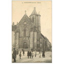 carte postale ancienne 23 BOURGANEUF. L'Eglise 1914
