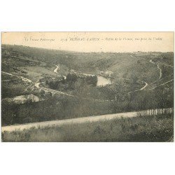 carte postale ancienne 23 BUSSEAU-D'AHUN. Vallée de la Creuse 1921
