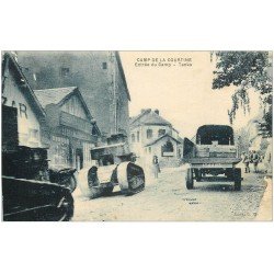 23 CAMP DE LA COURTINE. Tanks à l'entrée avec Soldats Militaires 1931