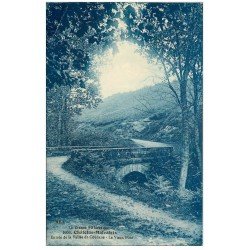 carte postale ancienne 23 CHATELUS-MALVALEIX. Vieux Pont Vallée de Coudane 1927
