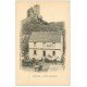23 CROZANT. Café Restaurant Hôtel des Ruines vers 1900 par Brigand