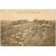 carte postale ancienne 23 CROZANT. Troupeau de Moutons et Berger