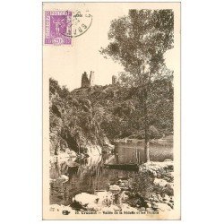 carte postale ancienne 23 CROZANT. Vallée de la Sédelle 1937