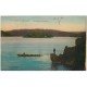 carte postale ancienne 03 SAINT-MARIEN. Panorama avec barque de Pêcheur 1927