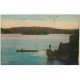 carte postale ancienne 03 SAINT-MARIEN. Panorama avec barque de Pêcheur 1927