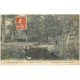 carte postale ancienne 23 EVAUX-LES-BAINS. Le Ruisseau des Bains 1913 jeune pêcheur