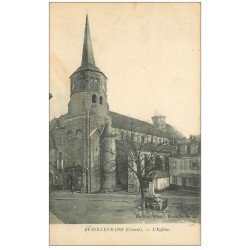 carte postale ancienne 23 EVAUX-LES-BAINS. L'Eglise 1917