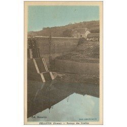 carte postale ancienne 23 FELLETIN. Barrage des Combes