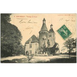 carte postale ancienne 03 SAINT-MENOUX. Château de Cluzor 1911