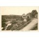 carte postale ancienne 23 GLENIC. Les Deux Ponts