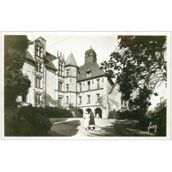 carte postale ancienne 23 GUERET. Hôtel Monneyroux. Carte Photo