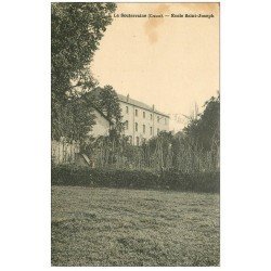 carte postale ancienne 23 LA SOUTERRAINE. Ecole Saint-Joseph 1939