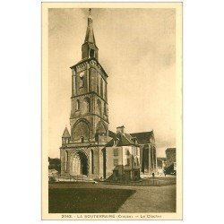 carte postale ancienne 23 LA SOUTERRAINE. Eglise et Clocher
