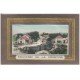 23 LA COURTINE. Carte dépliante 10 mini vues dont tanks, Ballon et Train militaires 1931