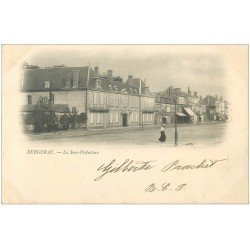 carte postale ancienne 24 BERGERAC. 1901 La Sous-Préfecture