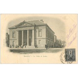 carte postale ancienne 24 BERGERAC. 1901 le Palais de Justice